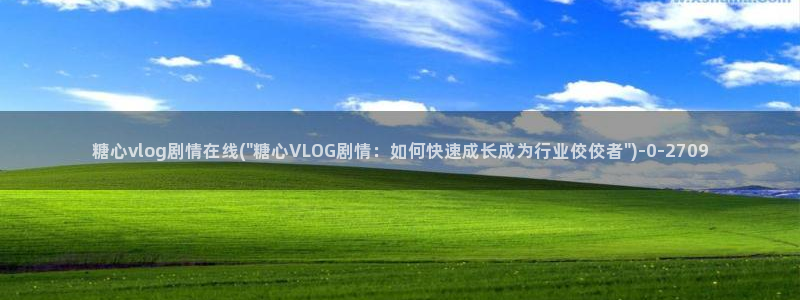 糖心官：糖心vlog剧情在线(\