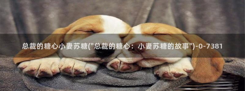 糖心vlog视频免费：总裁的糖心小妻苏糖(\